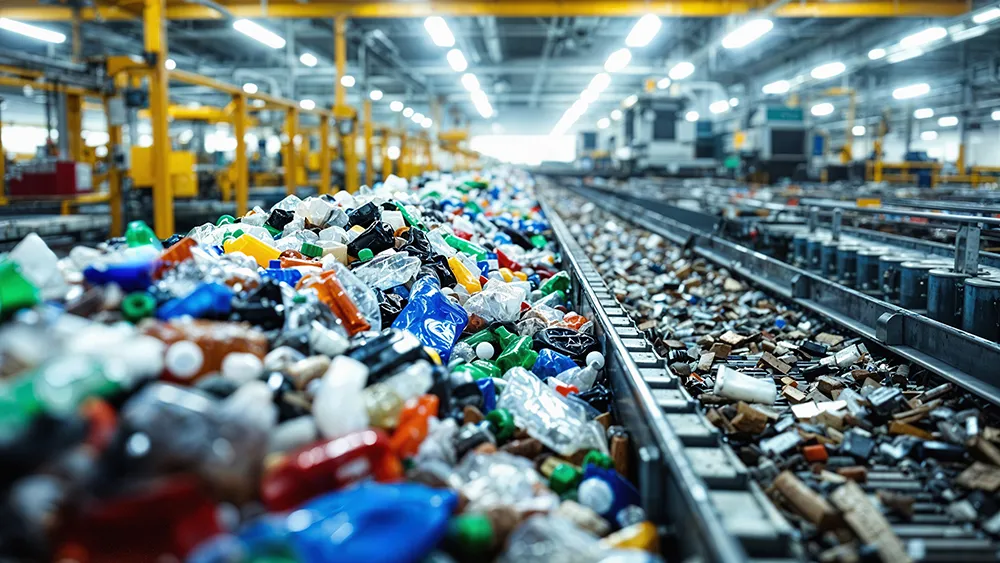 industrial recycling facility plastic sorting Oman