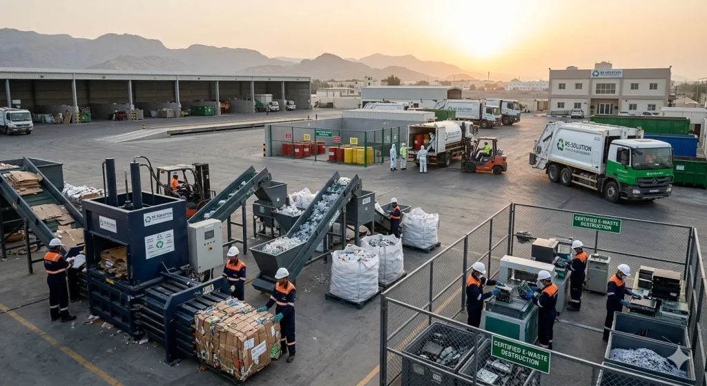 RE-Solution waste management services Oman — contact us